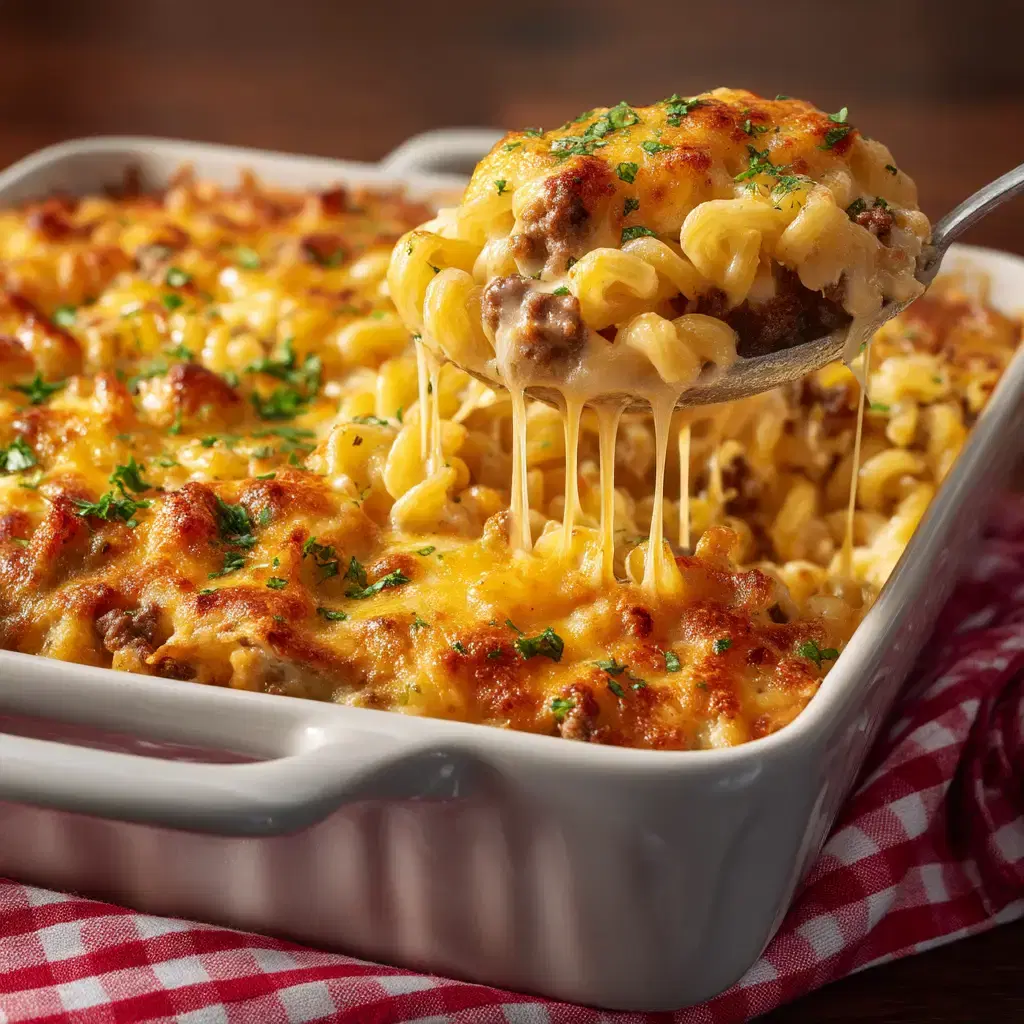 Cheeseburger Pasta Casserole
