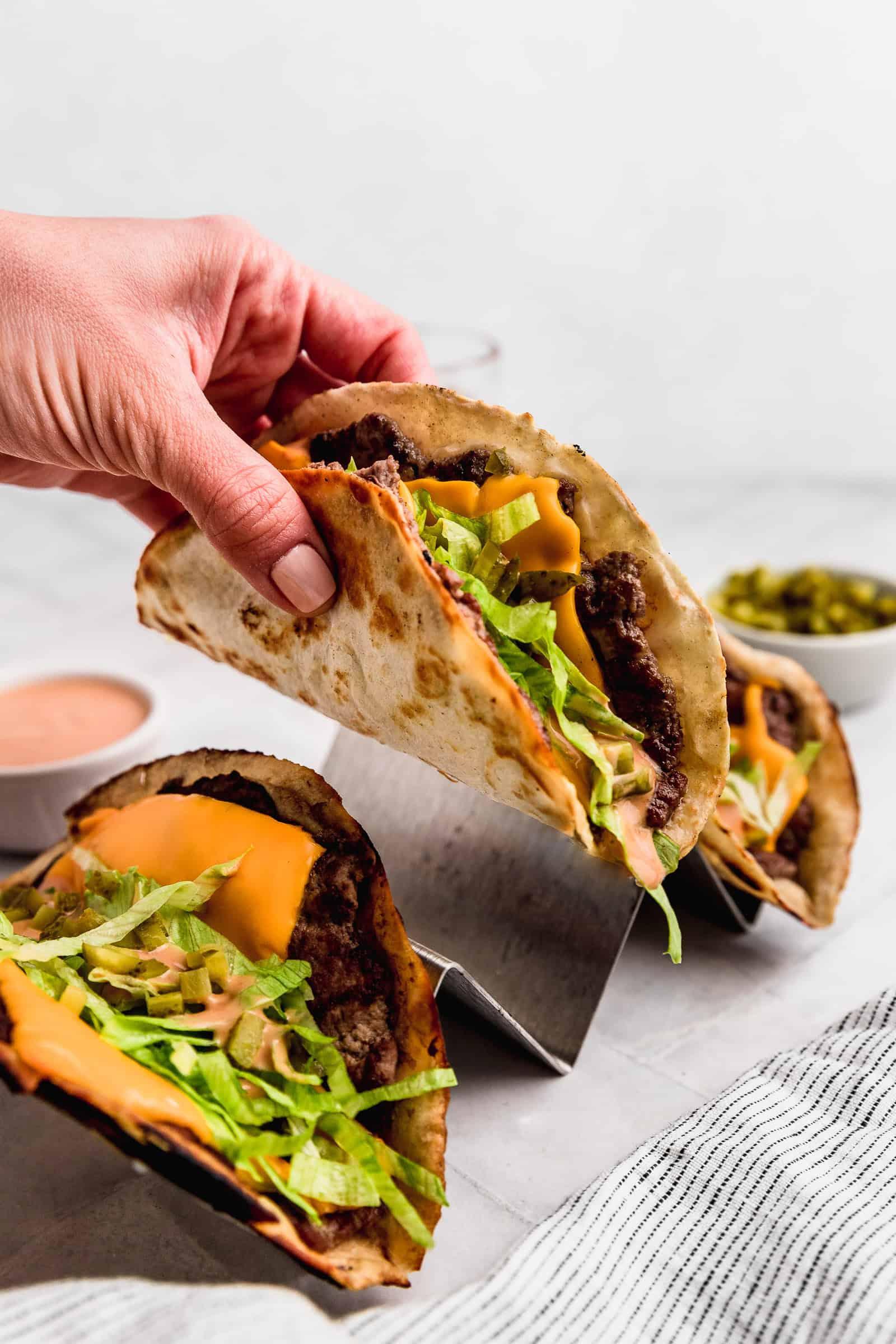 Big Mac Tacos (Smash Burger Tacos)