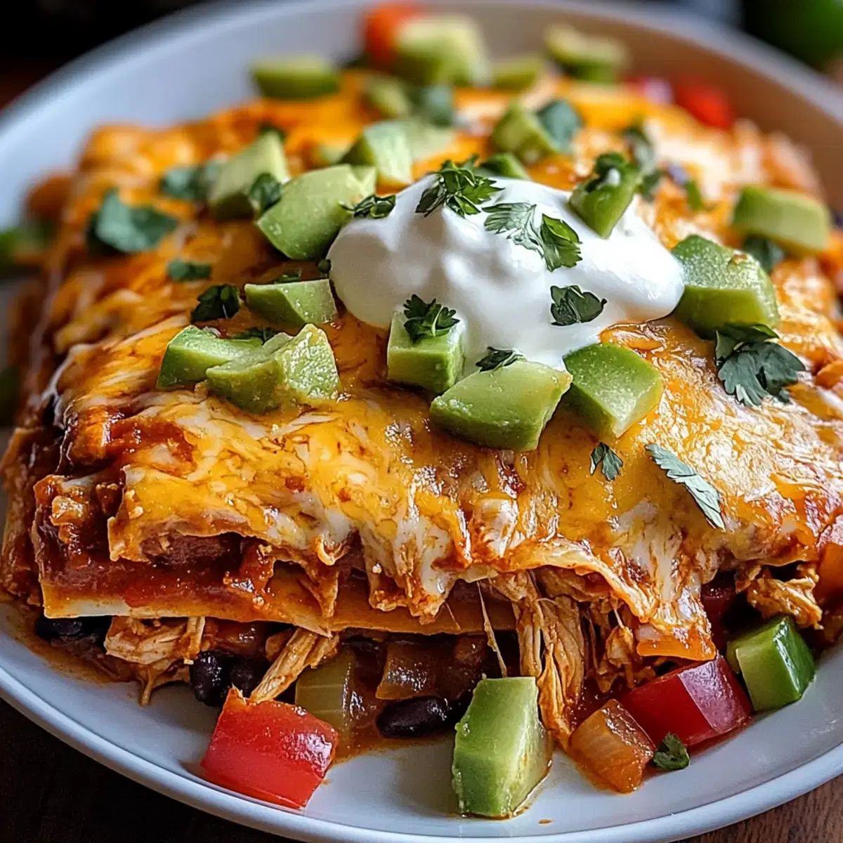 Shredded Chicken Enchilada Casserole: Easy Comfort Food for Any Gathering