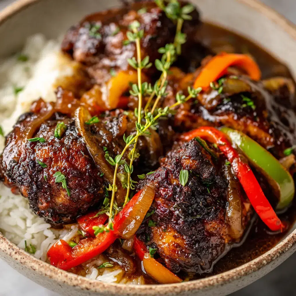 Authentic Jamaican Brown Stew Chicken