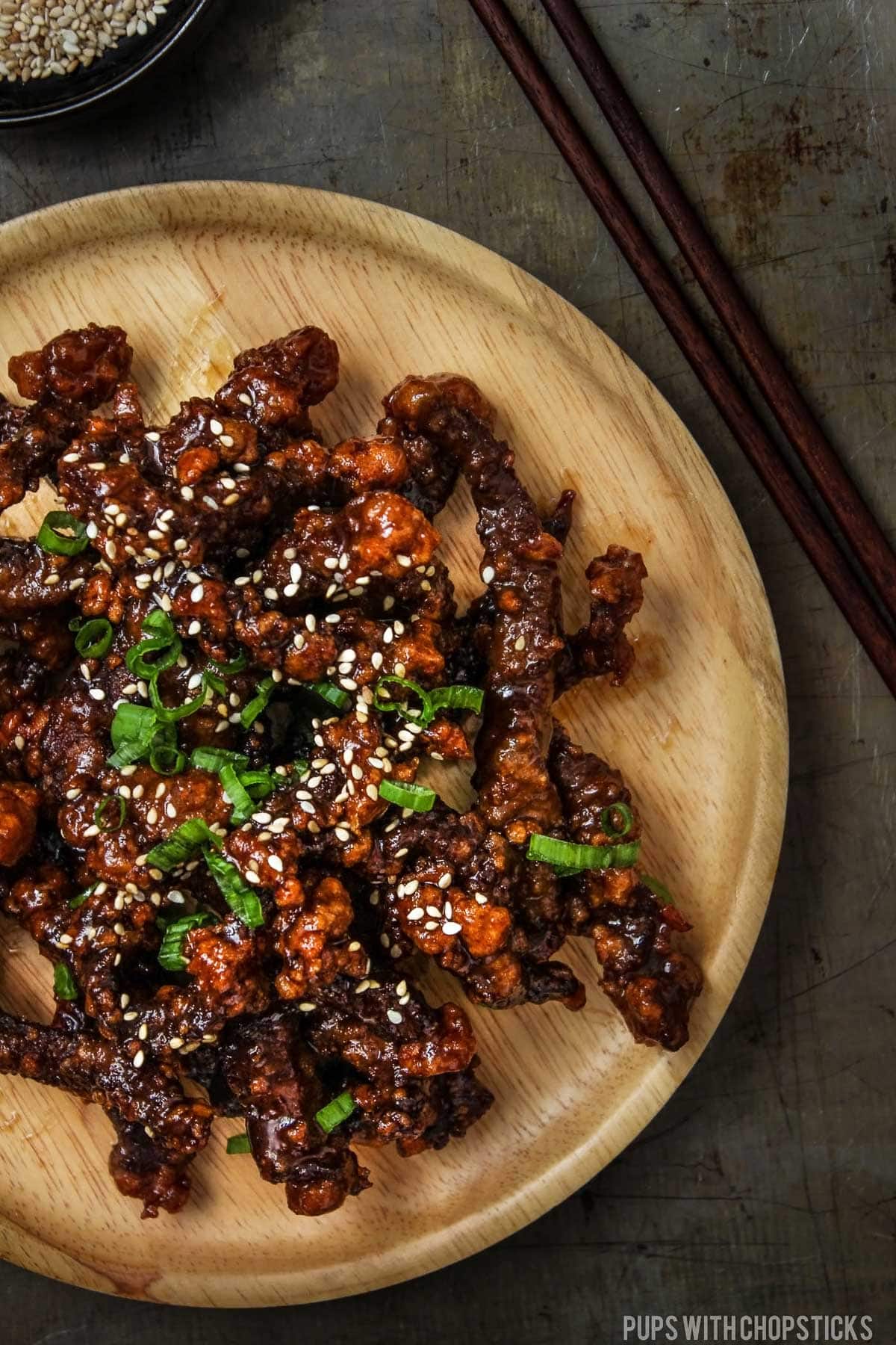 Sweet and Sticky Crispy Beef with Honey Hoisin Sauce