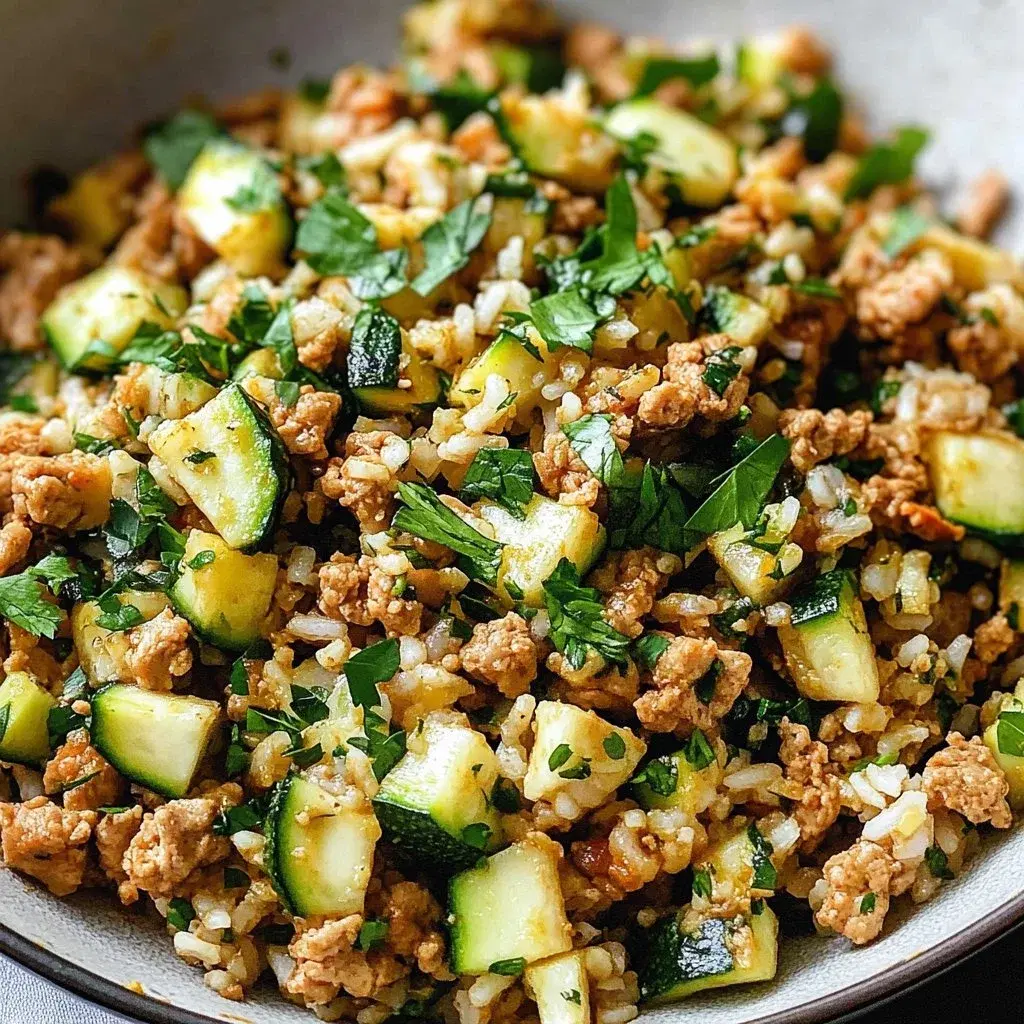 Ground Chicken Zucchini Rice Skillet: A Quick One-Pan Comfort Meal