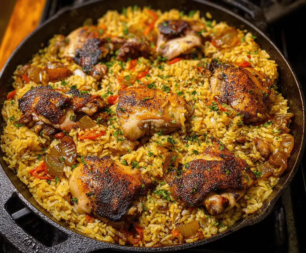 Easy Caribbean Chicken and Rice: A Flavorful One-Pan Delight