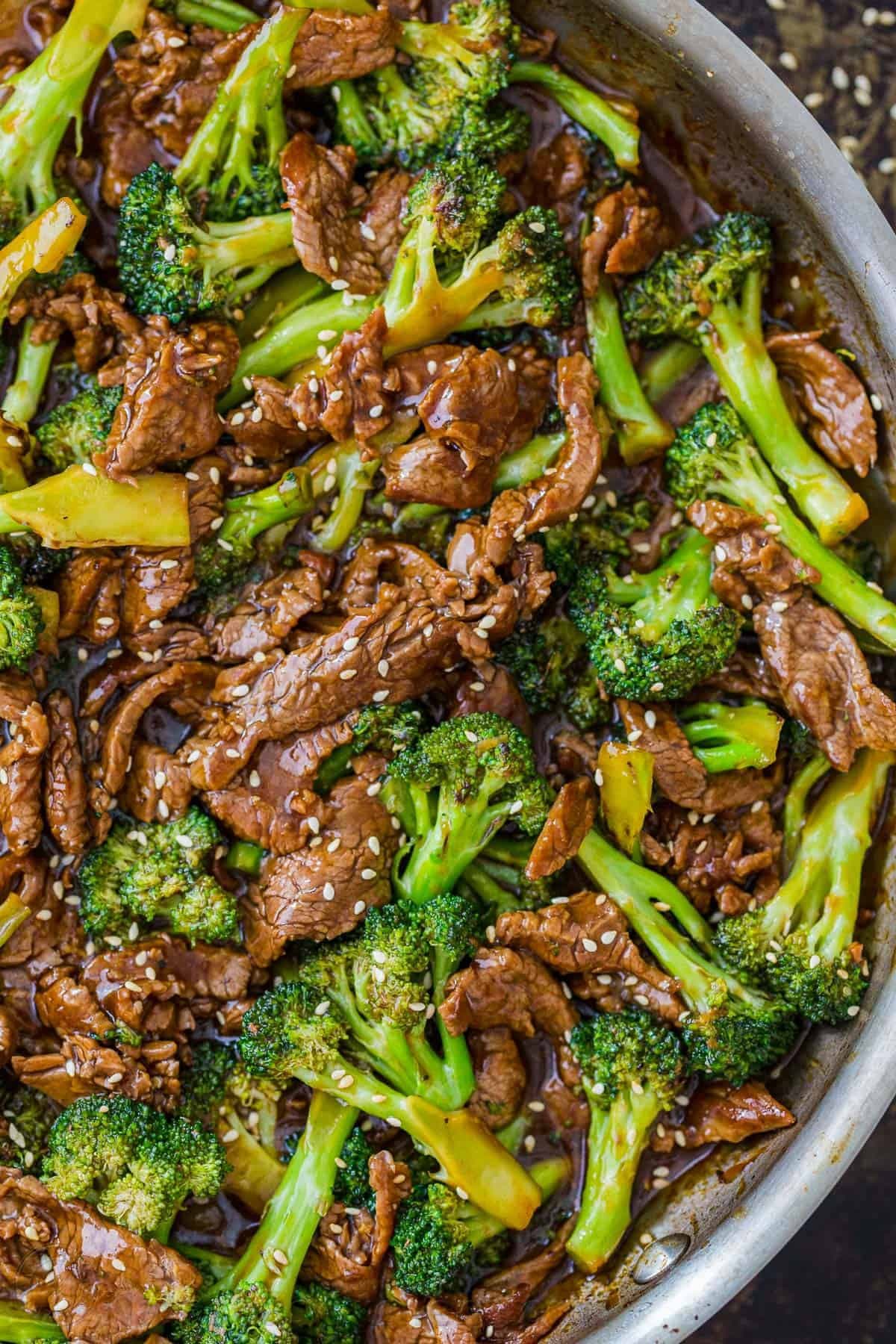 Beef and Broccoli Stir Fry with Tender Flank Steak and Fresh Broccoli