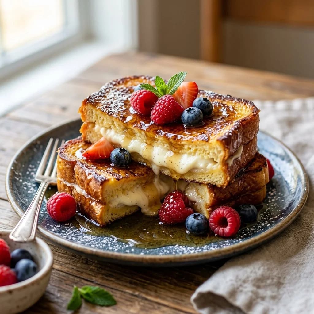 Cream Cheese Stuffed French Toast: A Cozy Breakfast Indulgence