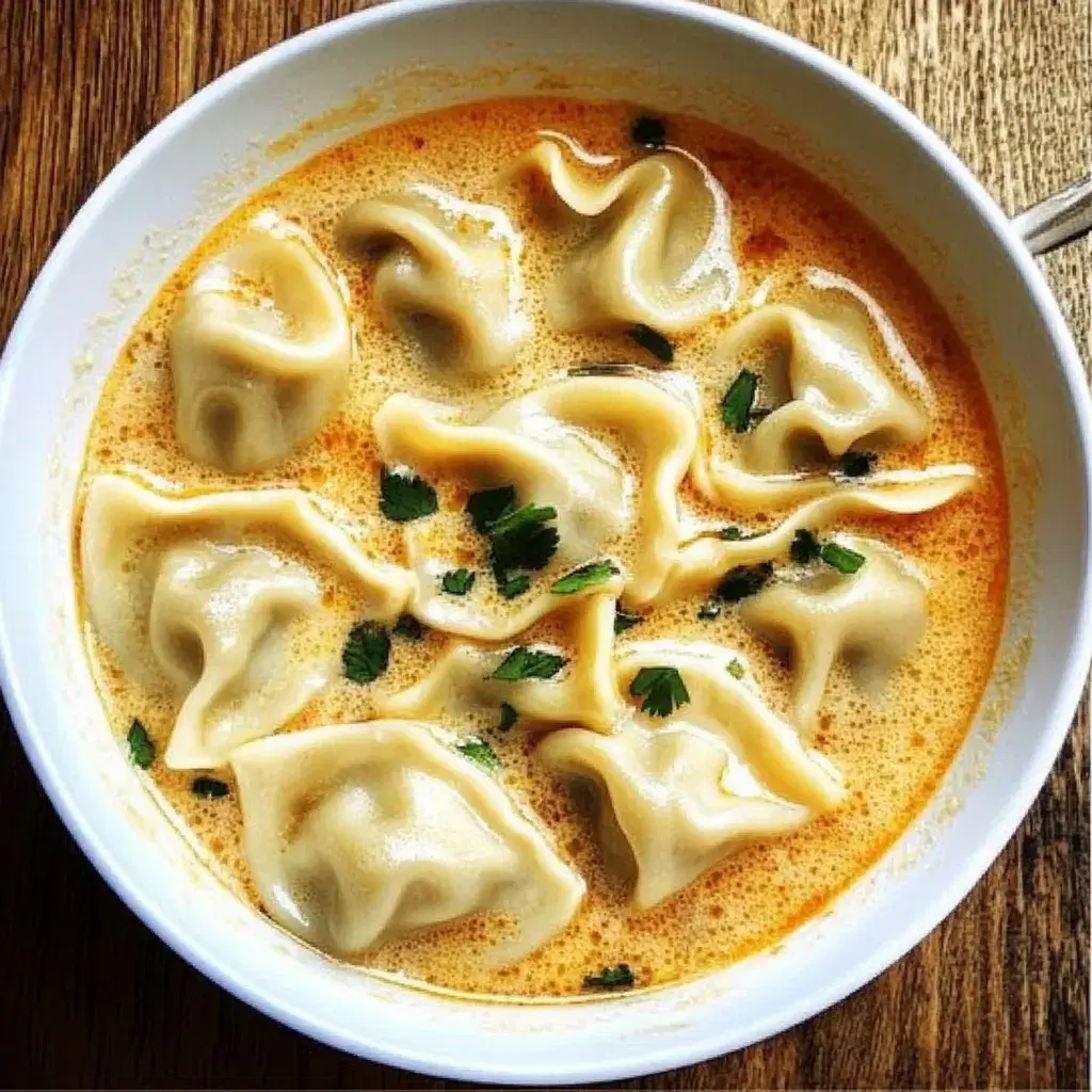 Creamy Thai Dumpling Soup: Rich Coconut Milk and Fresh Herbs