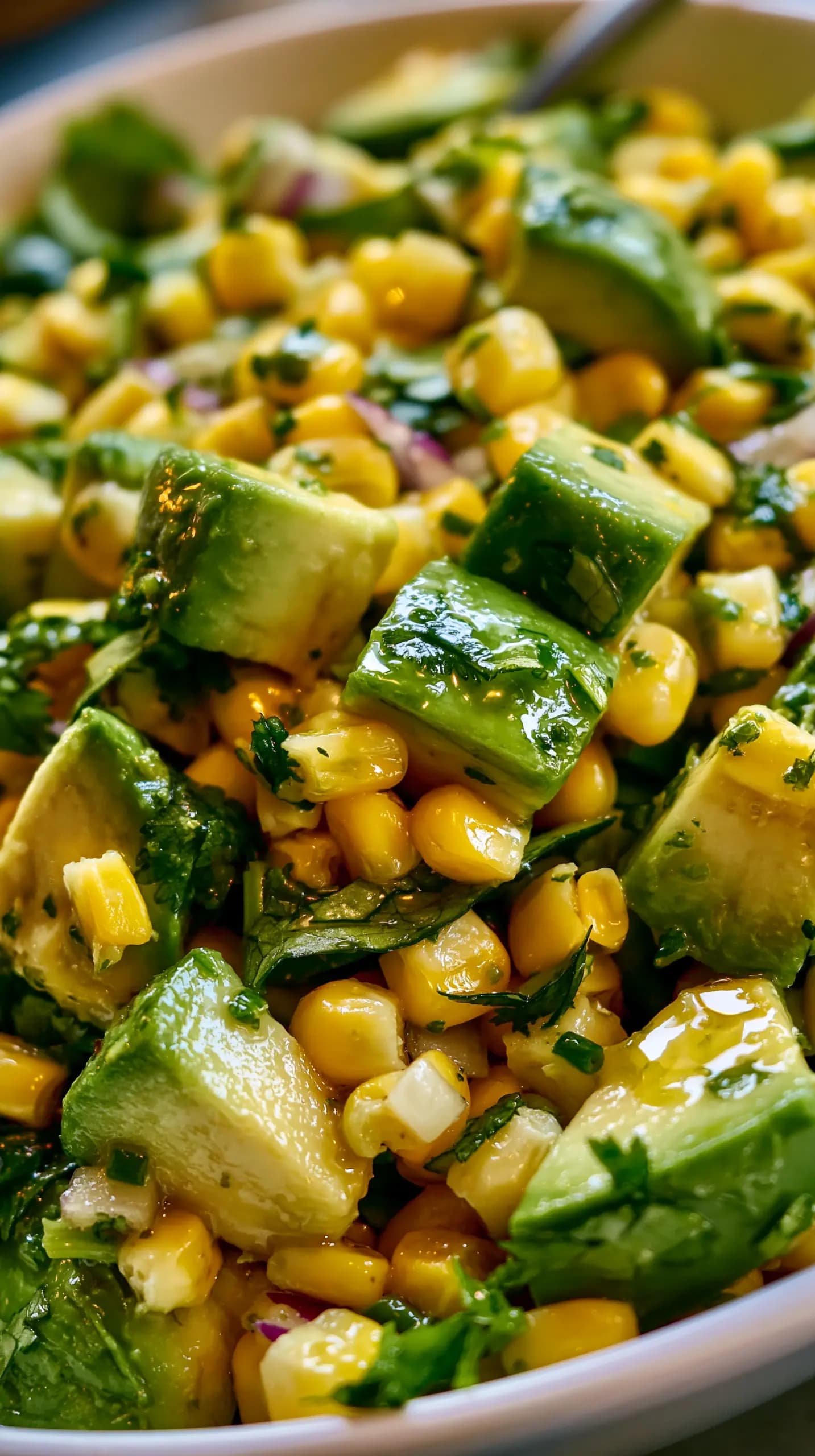 Avocado Corn Chopped Salad: A Bright and Zesty Summer Dish