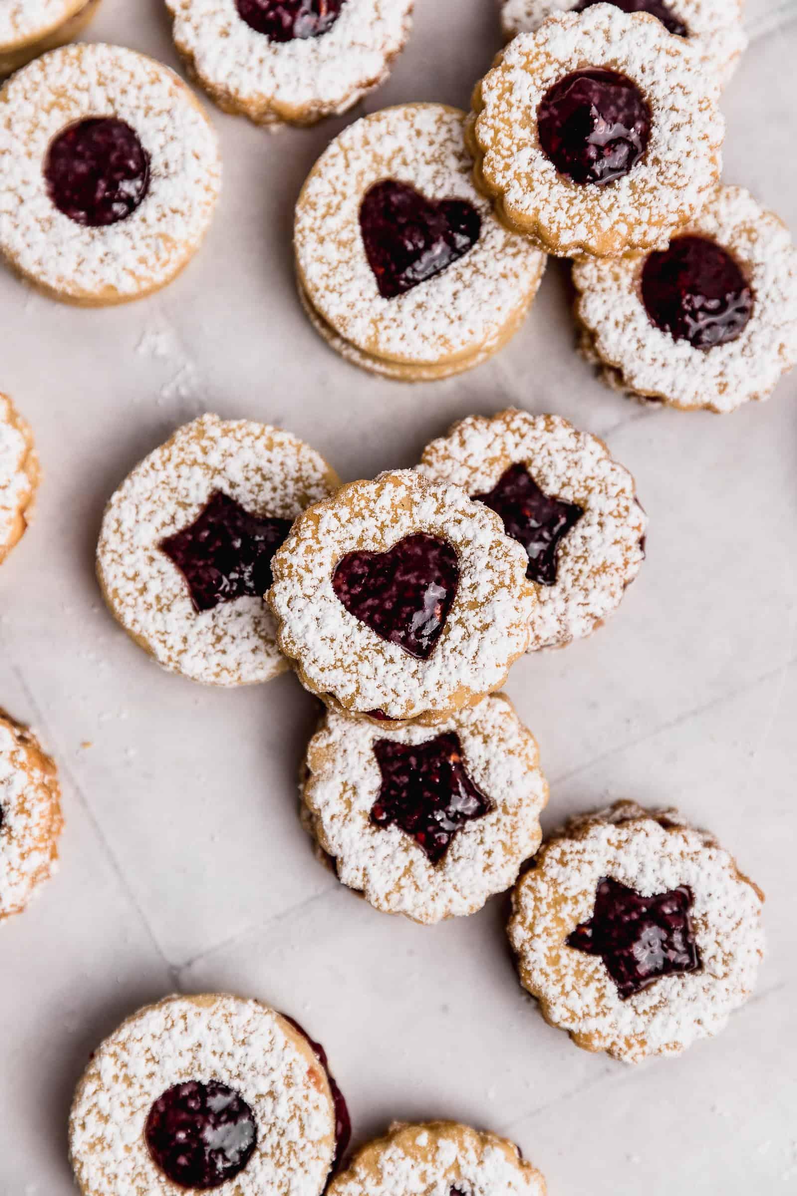 Nut-Free Linzer Cookies with Raspberry Jam