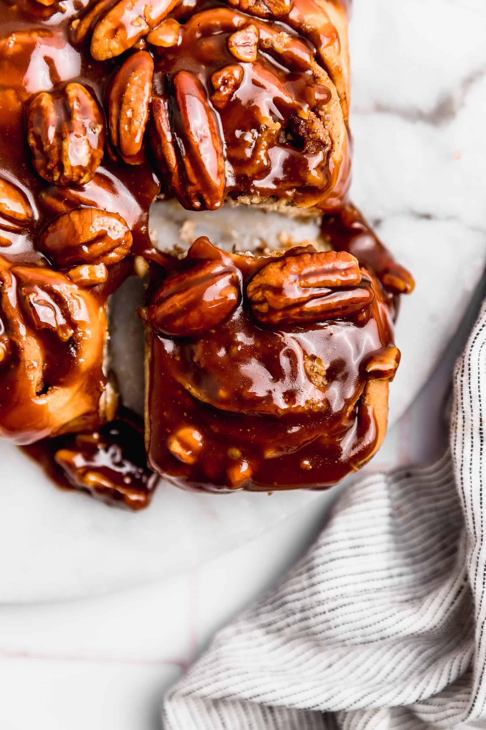 Caramel Pecan Cinnamon Rolls