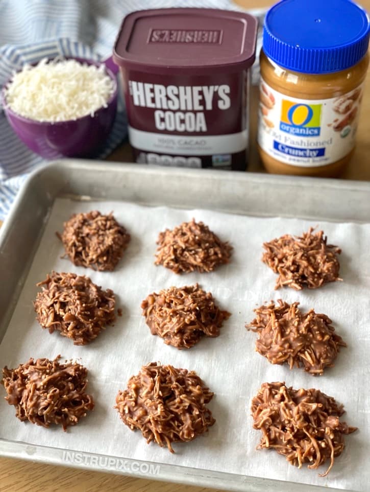 No-Bake Keto Cookies: Quick and Low Carb Treats with Coconut and Peanut Butter
