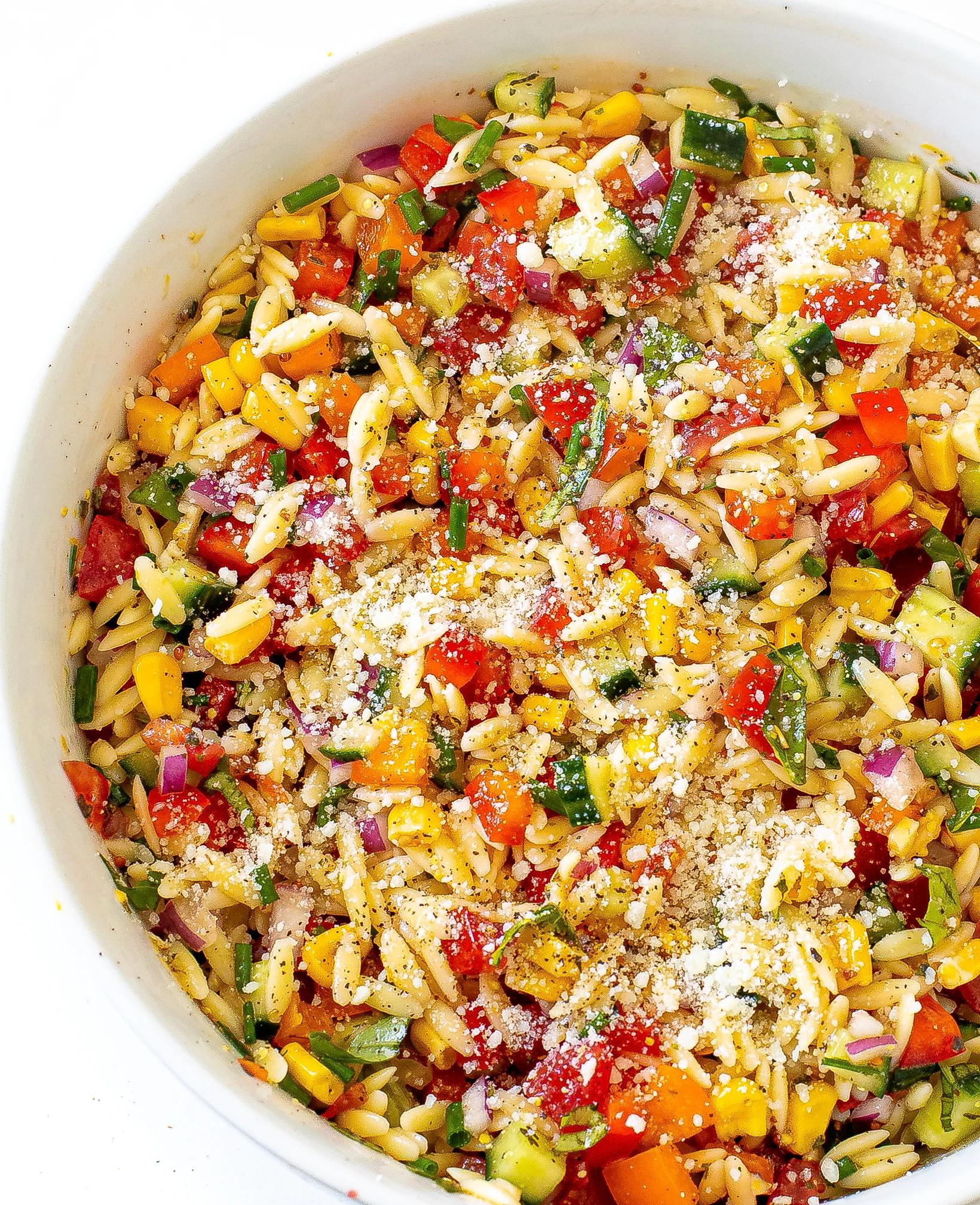 Summer Orzo Pasta Salad: A Refreshing Side for Warm Weather Gatherings