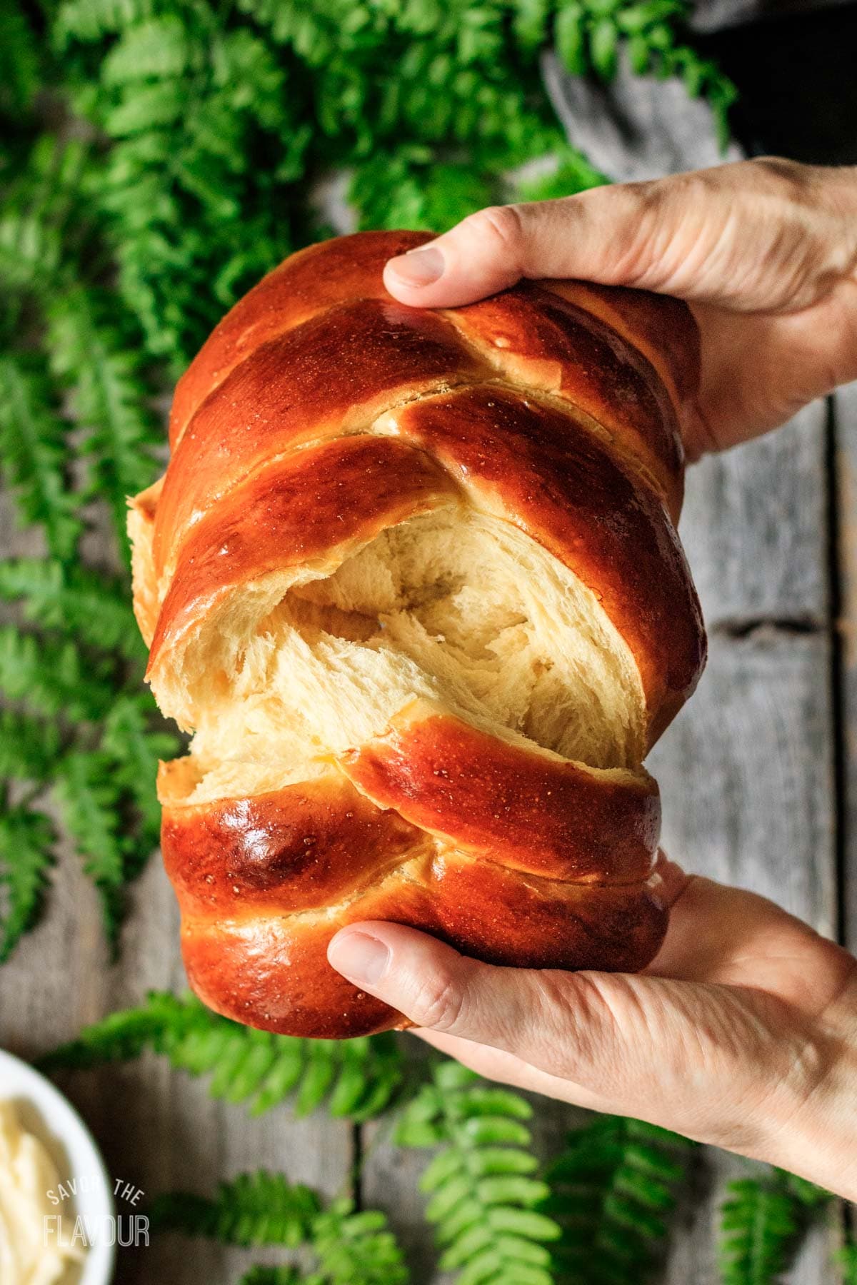 Easy Challah Bread with Honey and Olive Oil