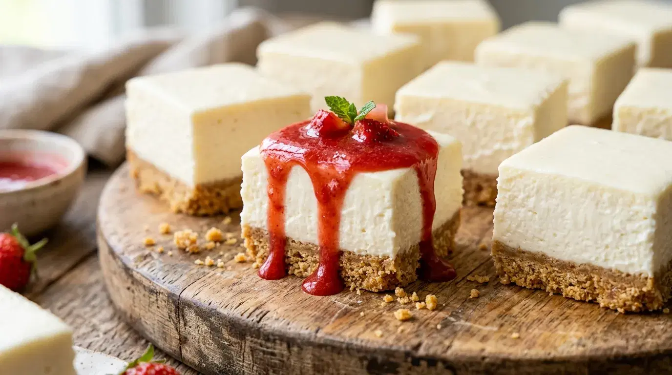 No-Bake Cheesecake Bites: Easy Creamy Treat for Any Occasion