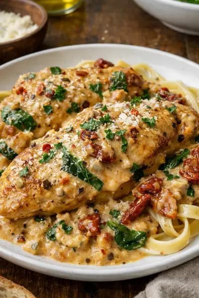 Creamy Garlic Marry Me Chicken: Tender Chicken in Velvety Garlic Parmesan Sauce