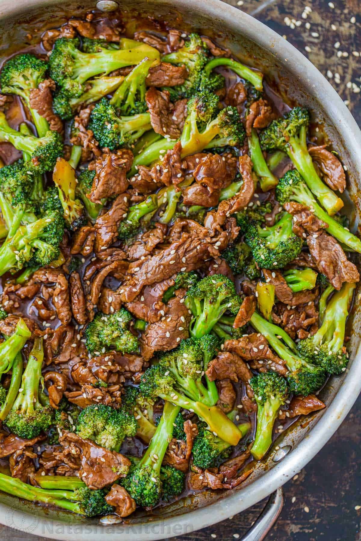 Beef and Broccoli Stir Fry with Tender Flank Steak and Fresh Broccoli