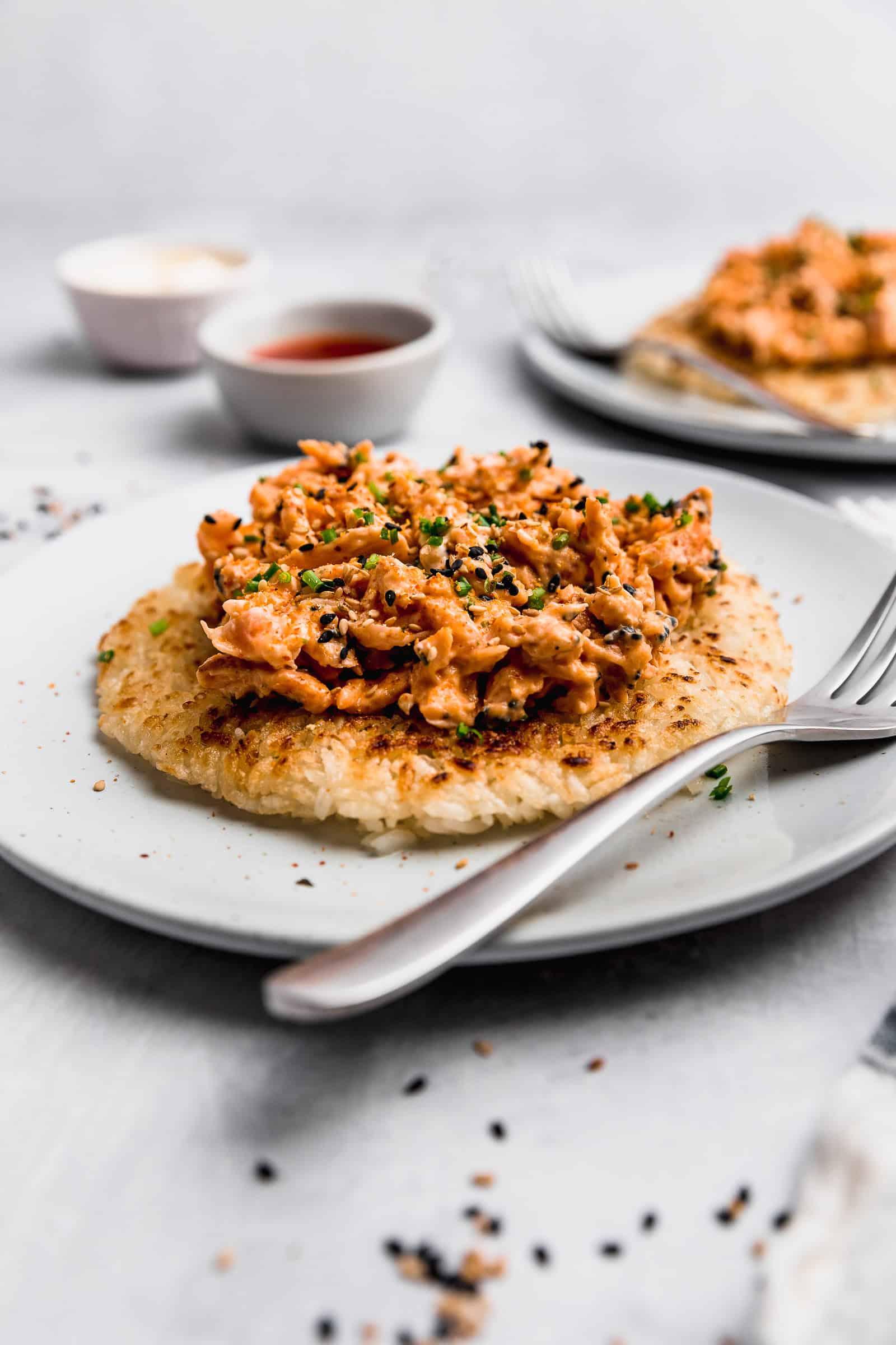 Crispy Rice with Salmon