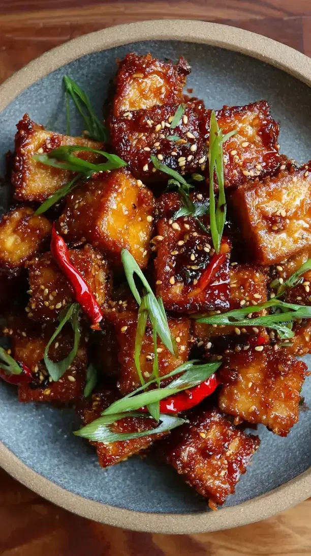 Crispy Honey Garlic Tofu: A Perfectly Balanced Sweet-Savory Delight