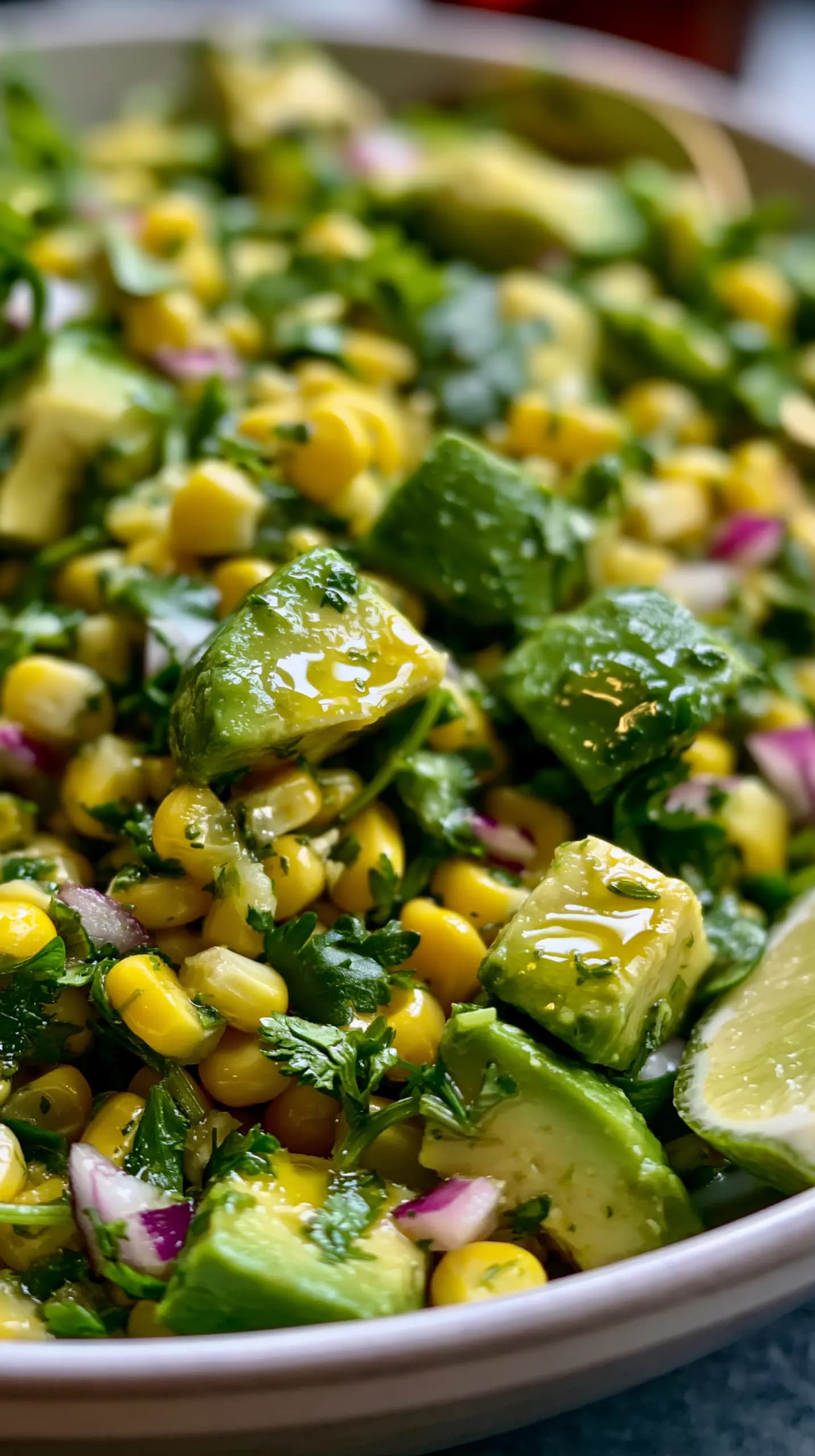 Avocado Corn Chopped Salad: A Bright and Zesty Summer Dish