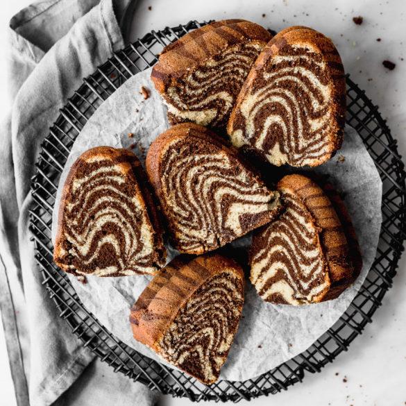 Zebra Bundt Cake