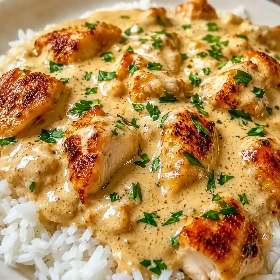 Creamy Smothered Chicken and Rice: A Cozy Weeknight Dinner