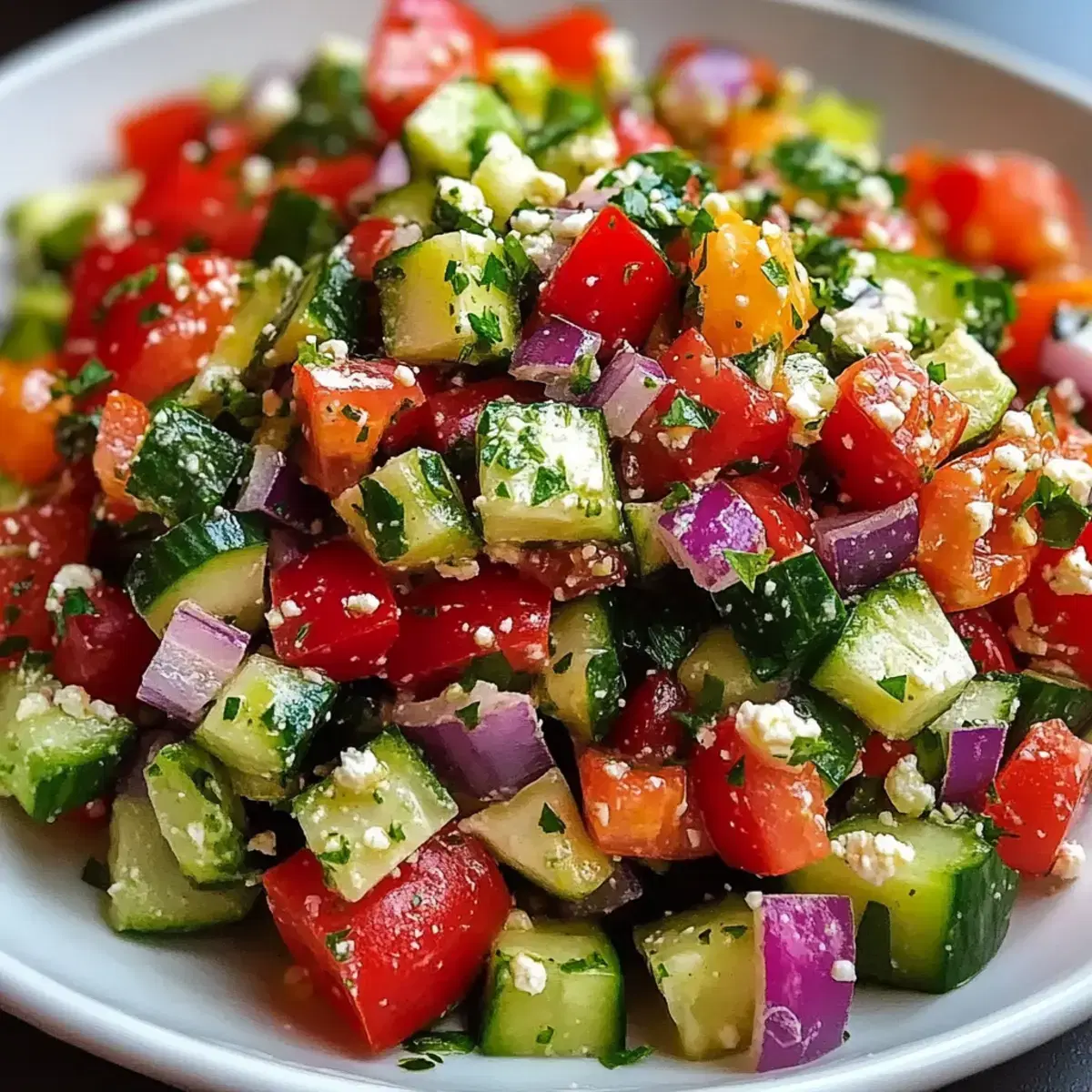 Mediterranean Chopped Salad: A Fresh and Colorful Side Dish