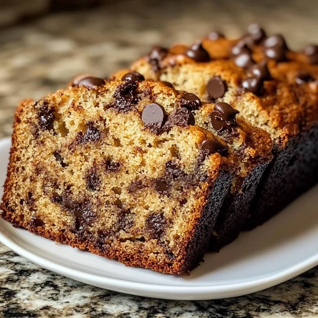Super Moist Chocolate Chip Banana Bread: Rich and Gooey Comfort in Every Slice