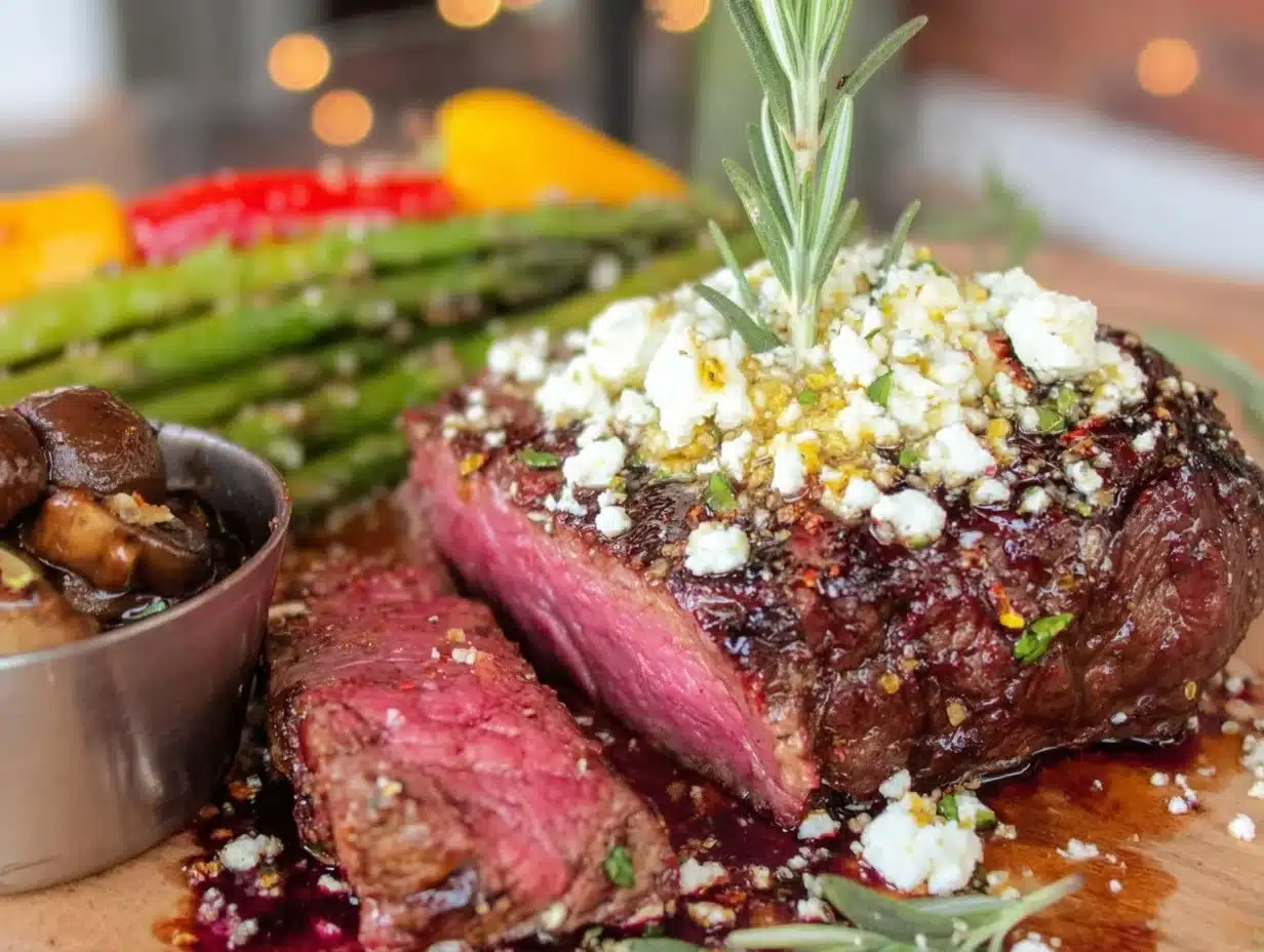 Juicy Steak with Creamy Blue Cheese Sauce: An Easy Restaurant-Style Dinner