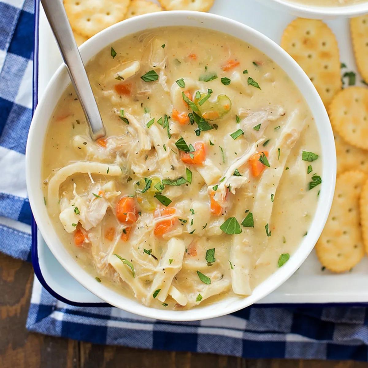 Creamy Chicken Noodle Soup