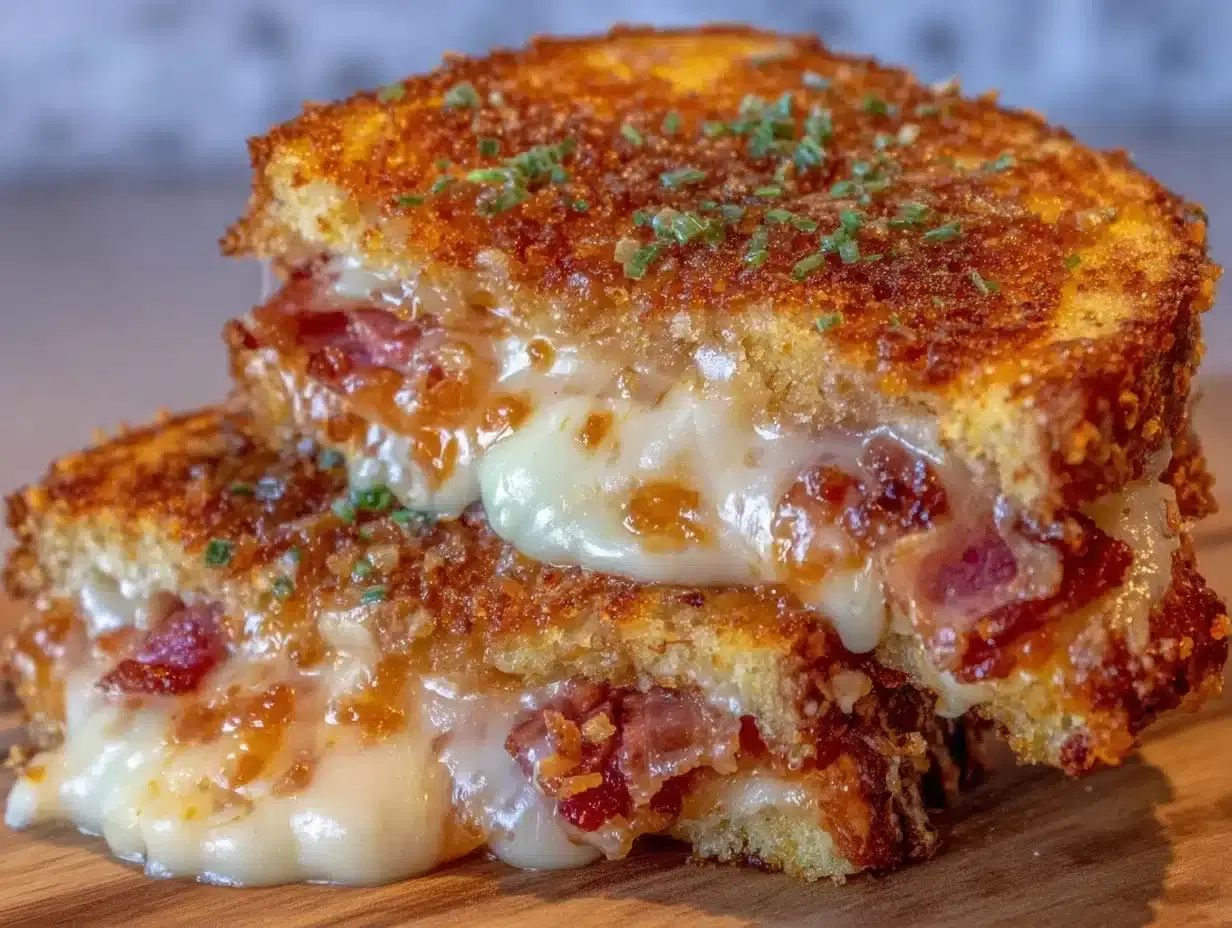 Crispy Bacon Onion Grilled Cheese: A Comforting Upgrade to Your Lunch