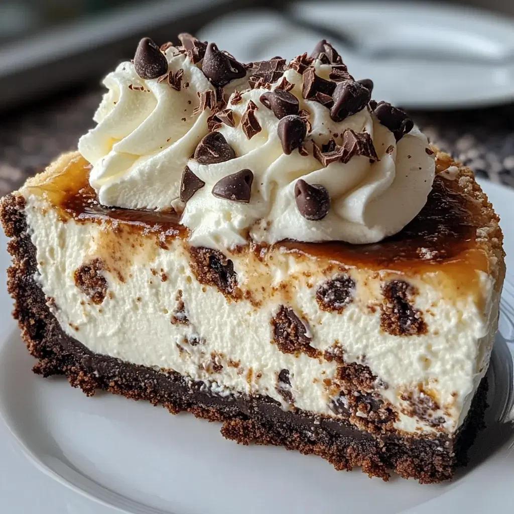 Easy Cannoli Cheesecake: Rich Creamy Dessert with Chocolate Cookie Crust