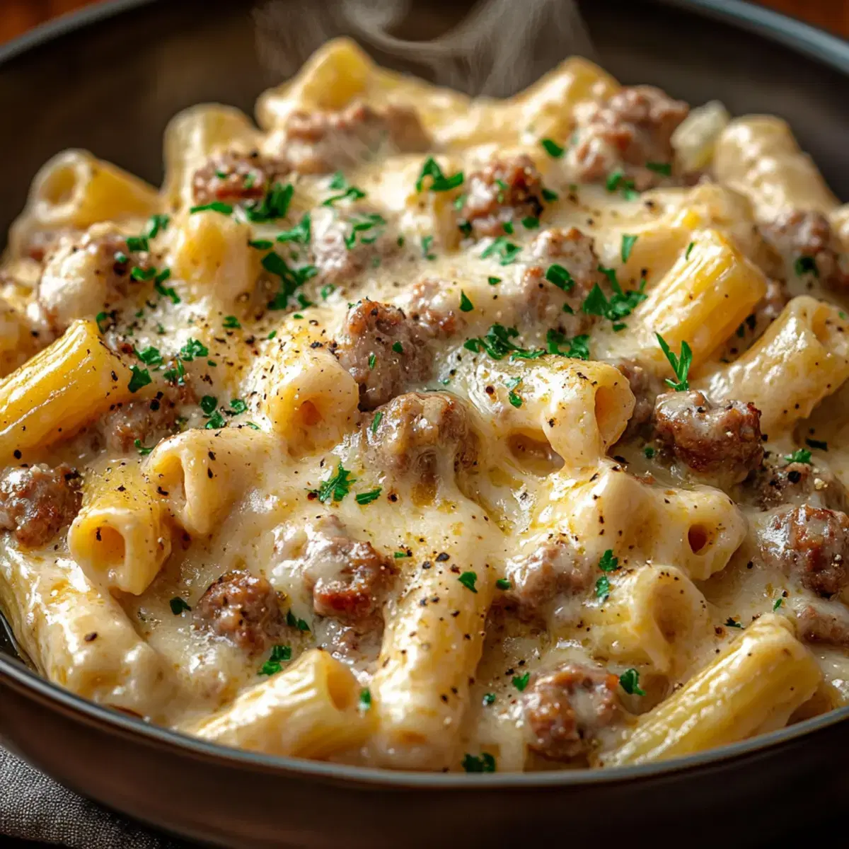 Indulgent Creamy Italian Sausage Rigatoni: A Cozy Comfort Dish