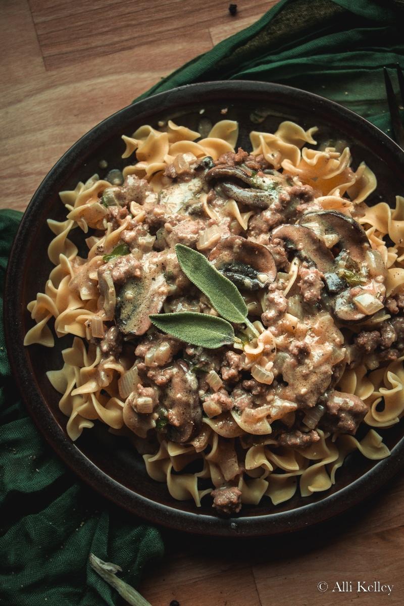 Easy Beef Stroganoff