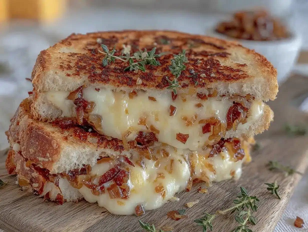 French Onion Grilled Cheese Sandwich: Cozy Comfort for Lunch