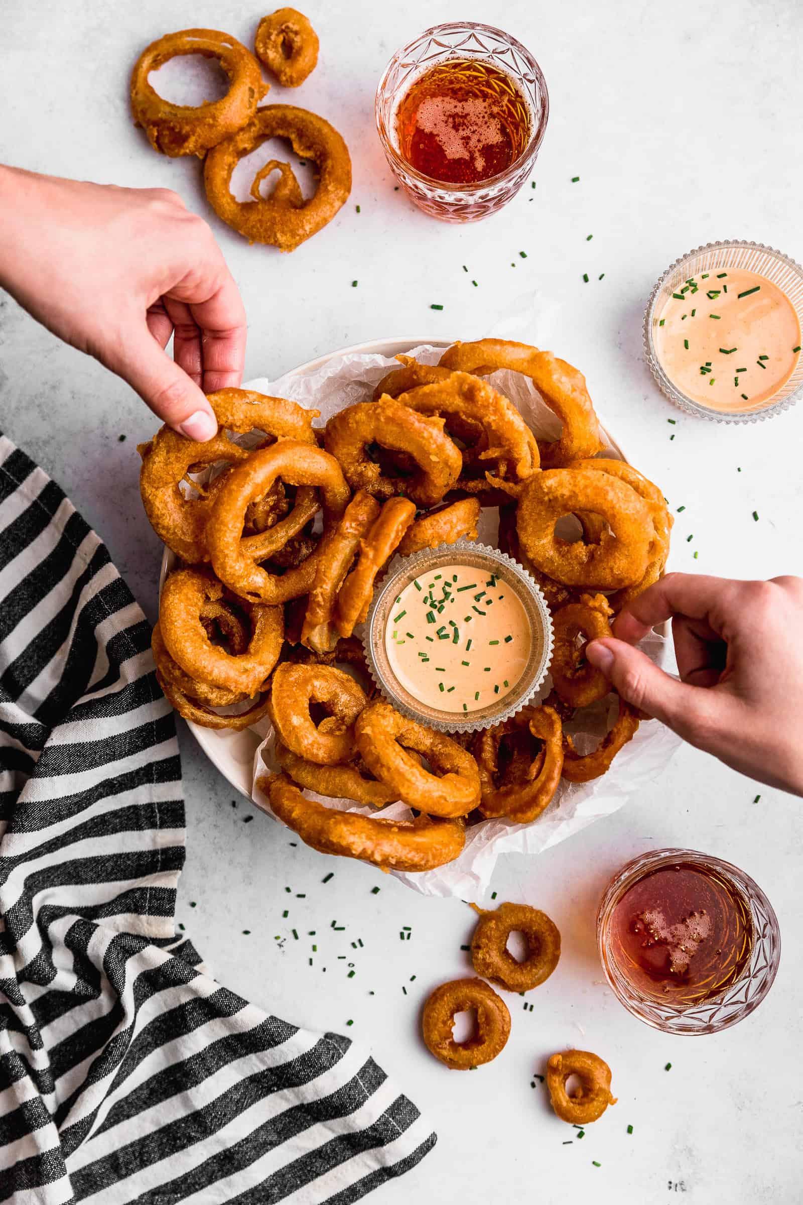 Beer Battered Onion Rings