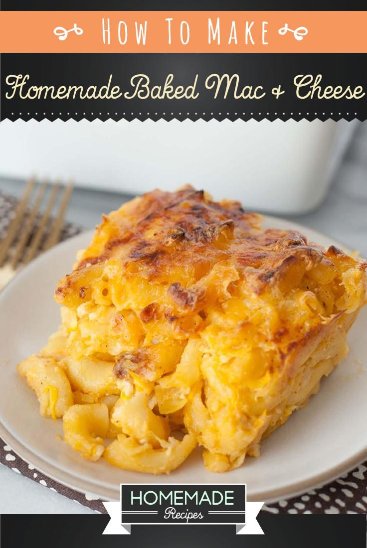 Homemade Baked Mac and Cheese