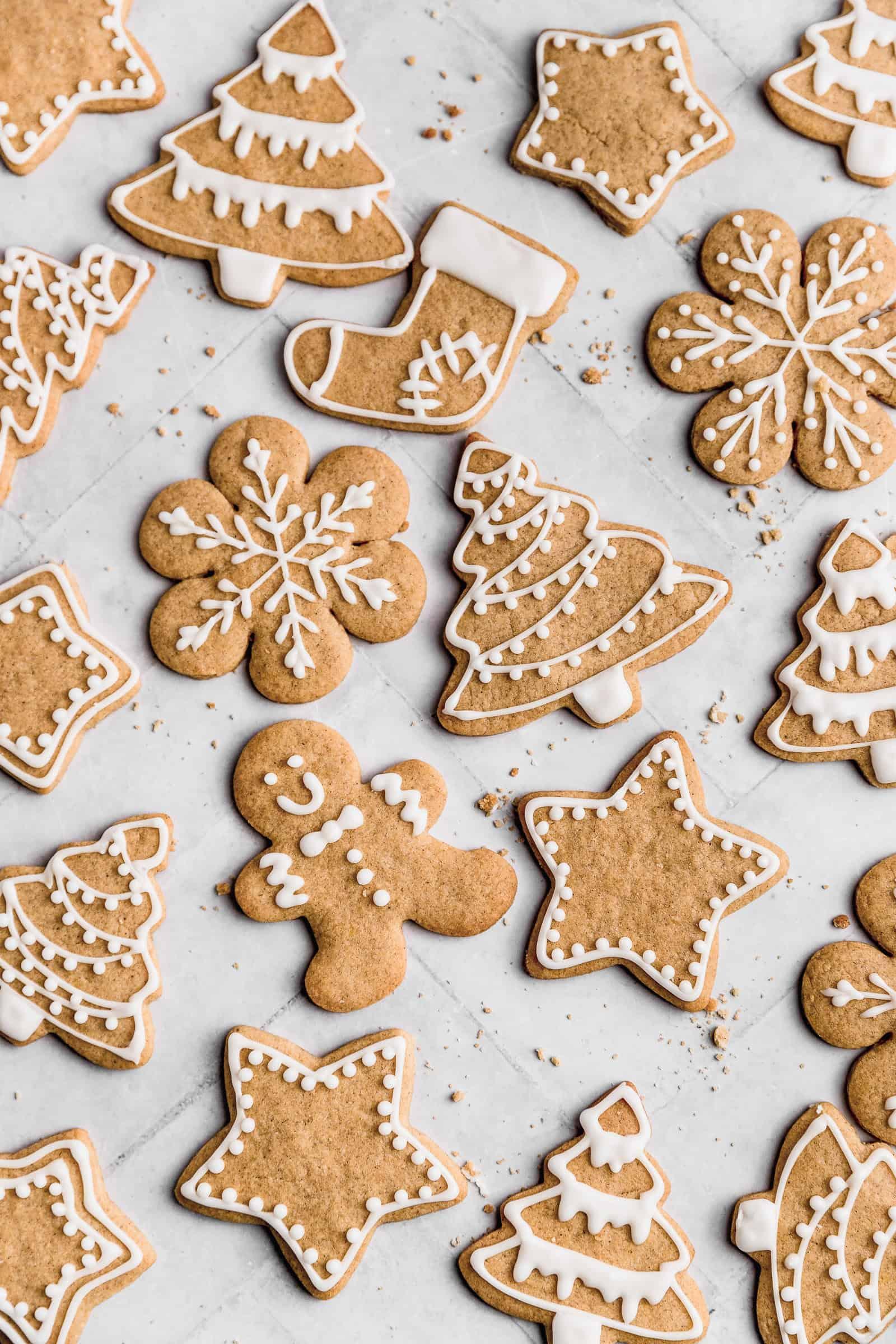 Decorated Christmas Sugar Cookies