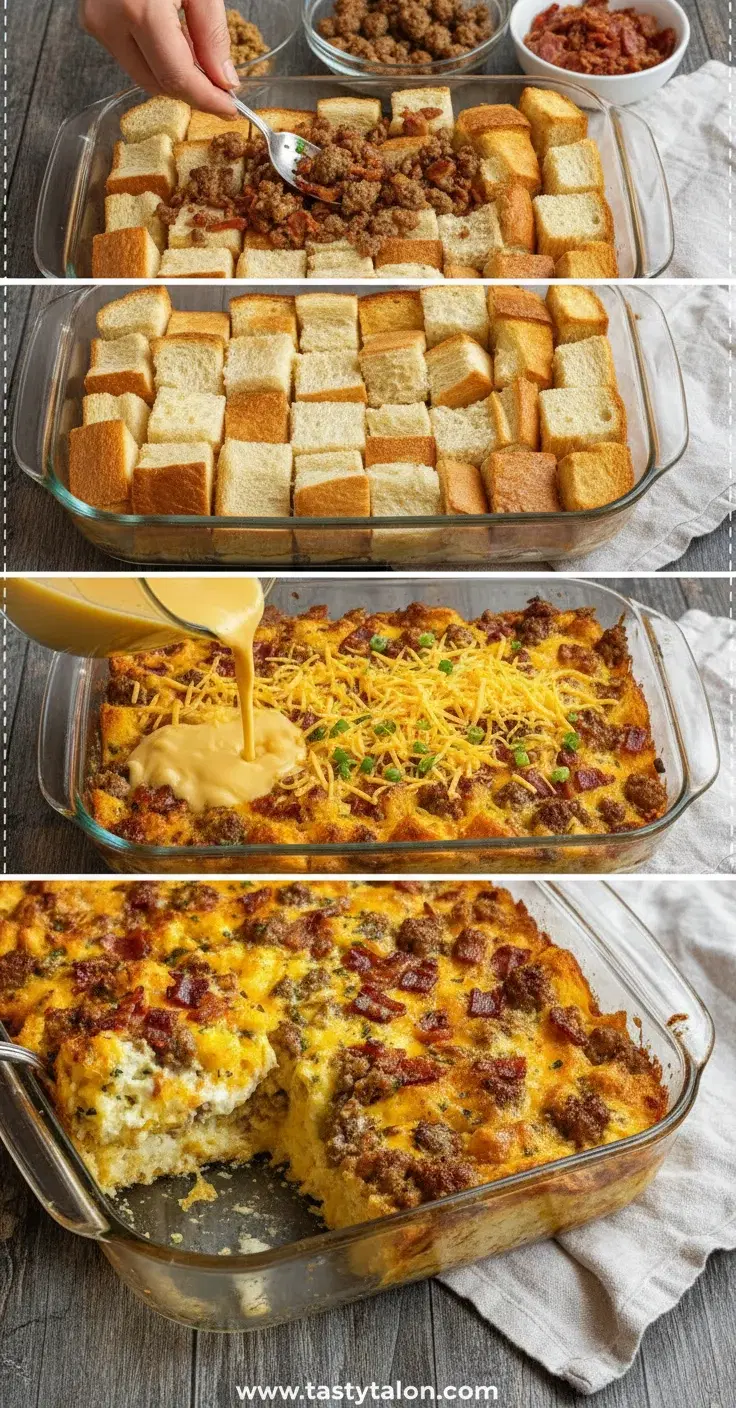 Cheesy Savory Breakfast Casserole: The Perfect Family Brunch Dish