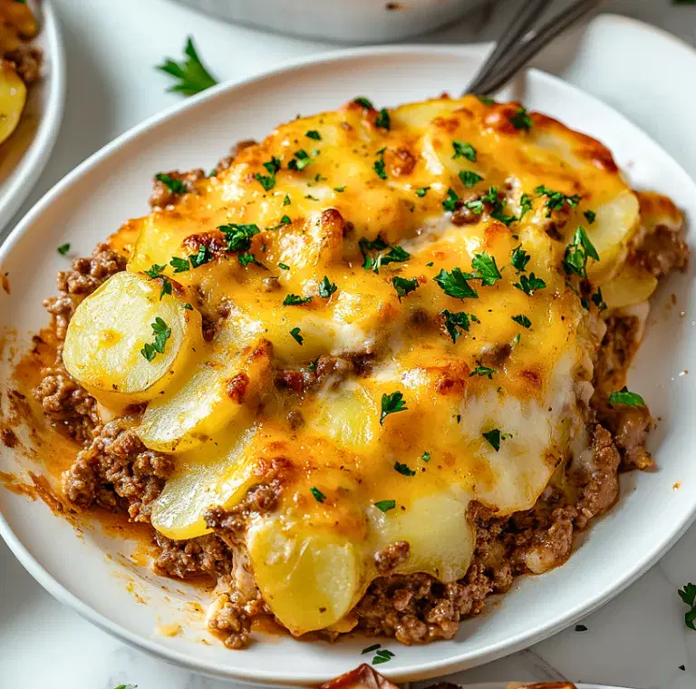Hobo Casserole Ground Beef: Hearty Comfort Food with Tender Potatoes and Cheese