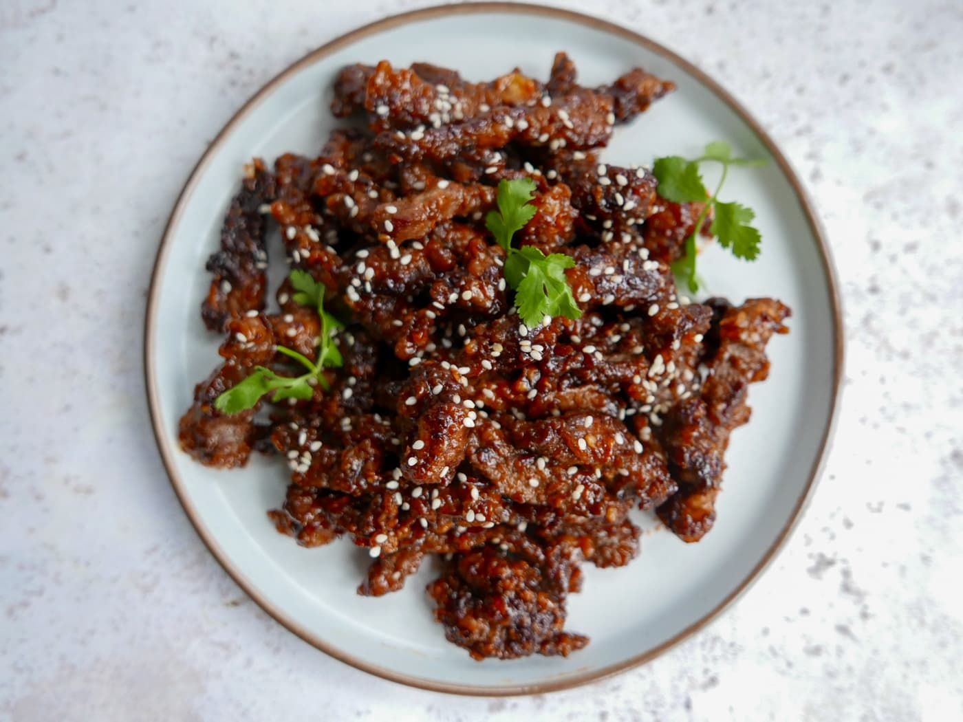 Crispy Chilli Beef with Sticky Sweet-Spicy Sauce