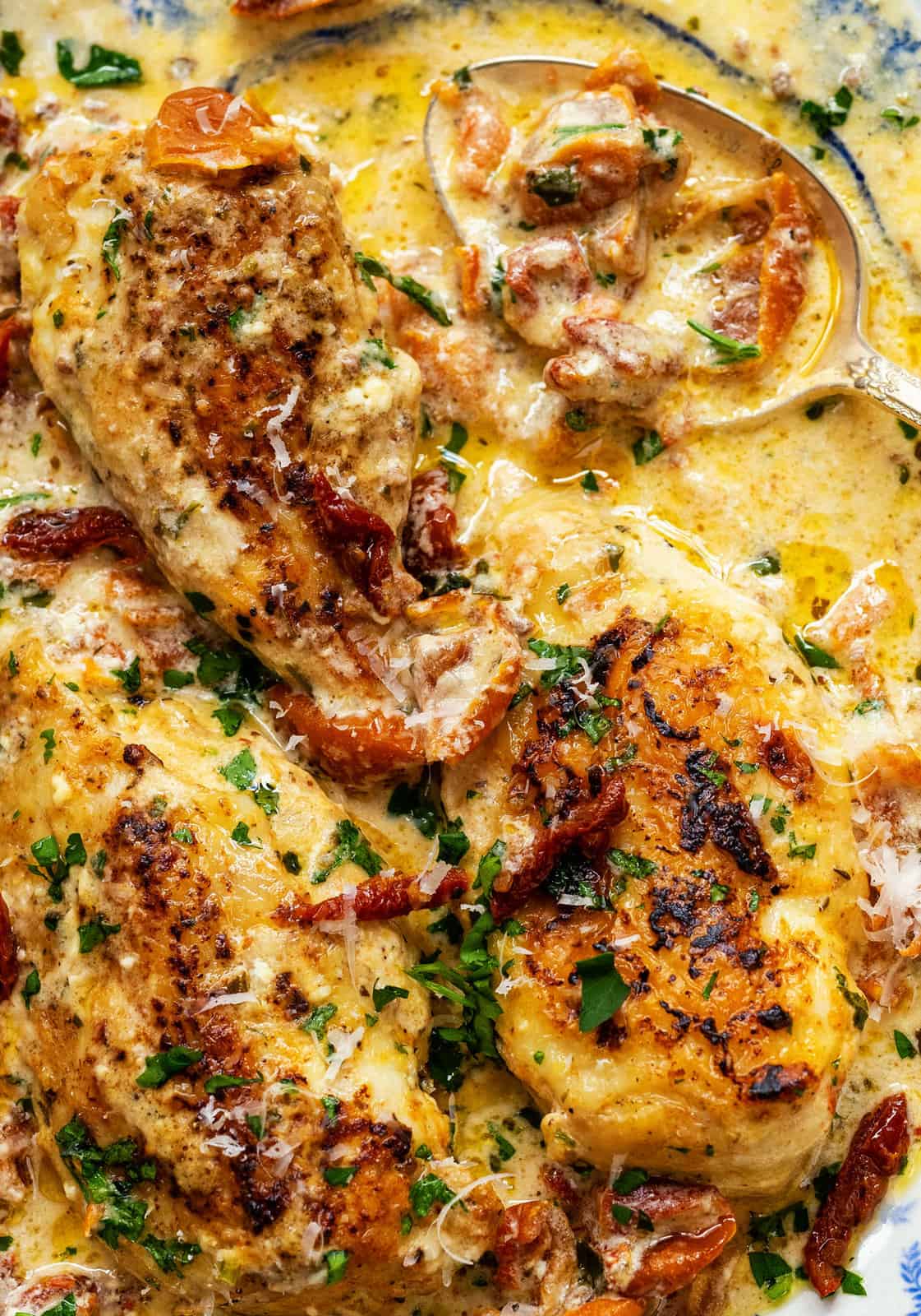 Crock Pot Marry Me Chicken with Creamy Sun-Dried Tomato Sauce