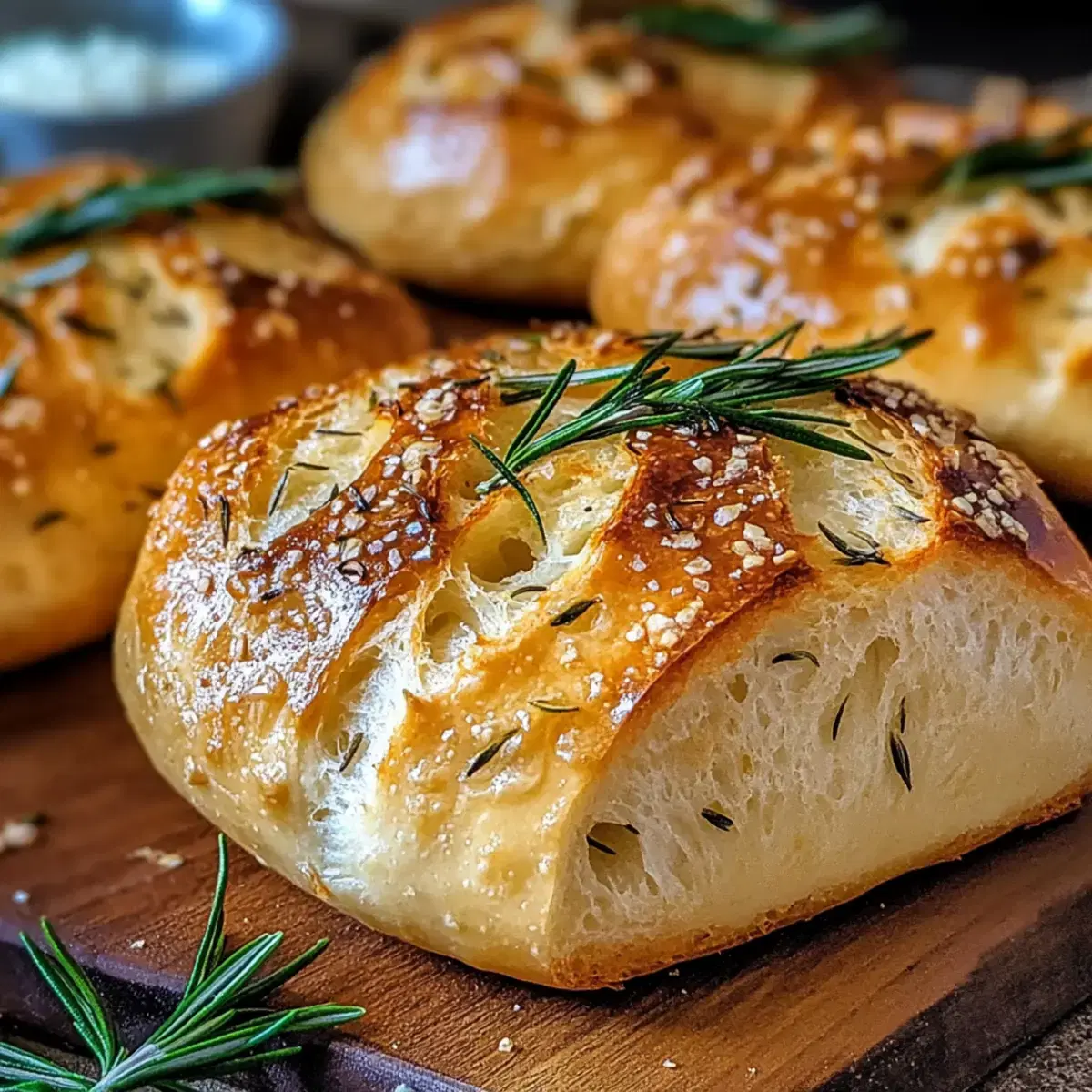 Crispy Garlic Rosemary Bread: A Fragrant, Homemade Delight