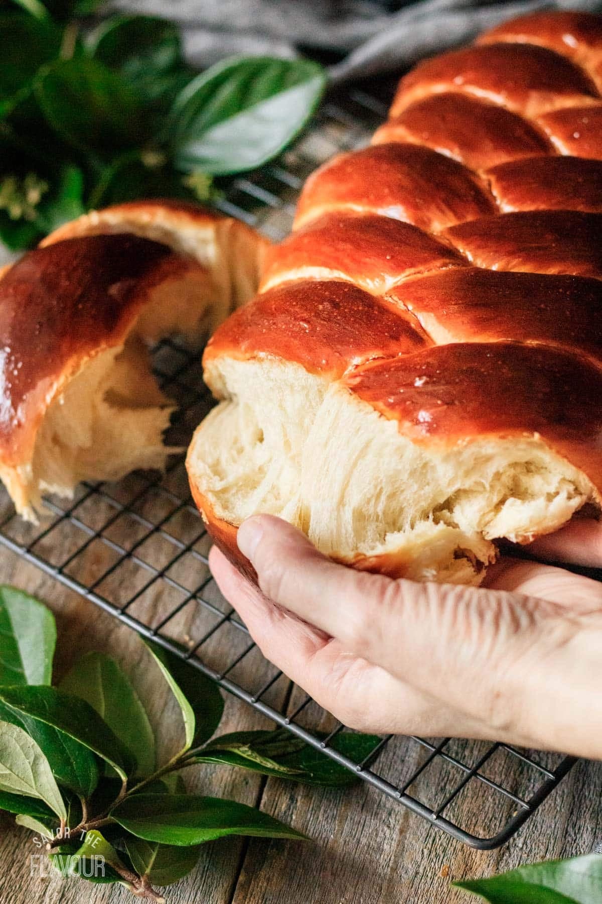 Easy Challah Bread with Honey and Olive Oil