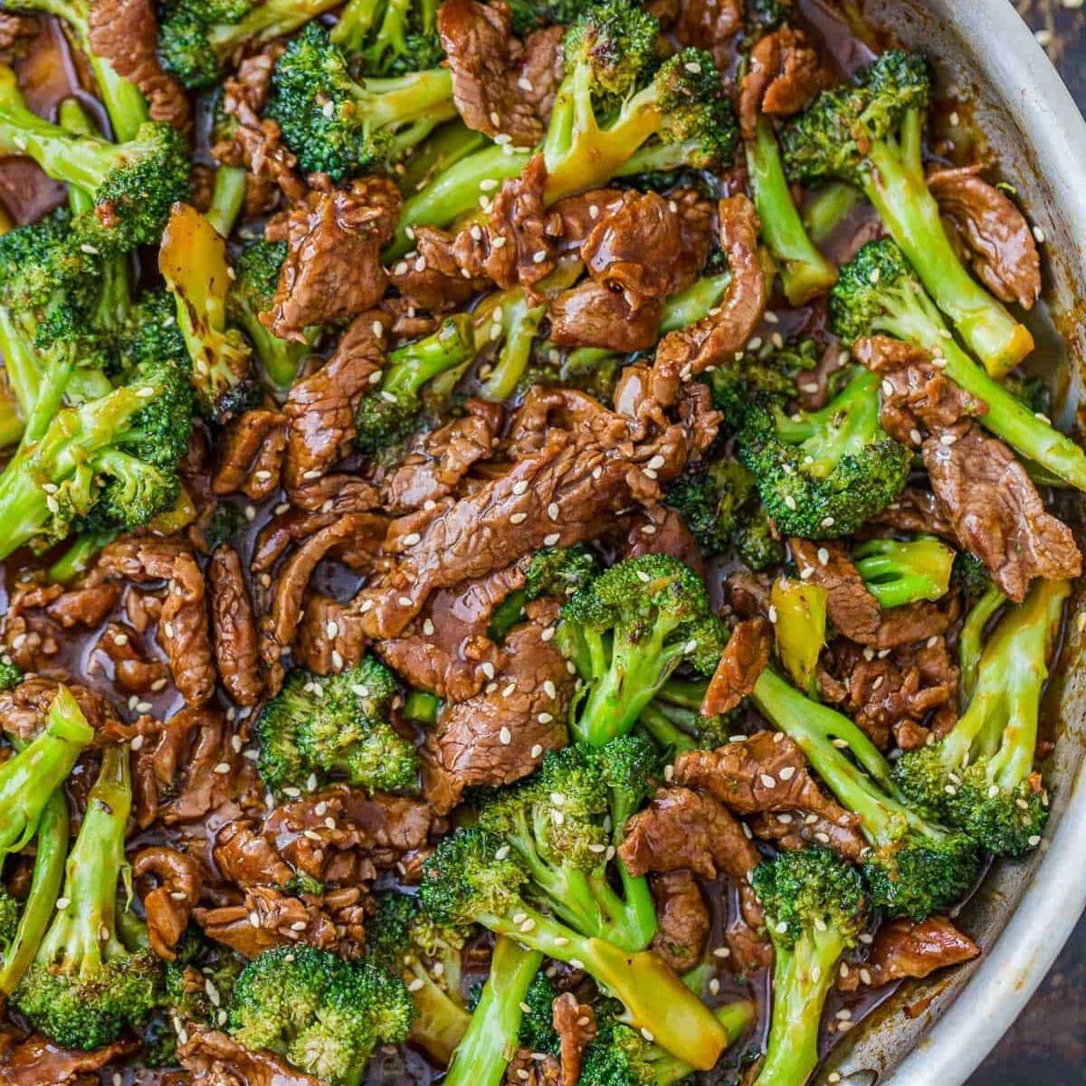 Beef and Broccoli Stir Fry with Tender Flank Steak and Fresh Broccoli