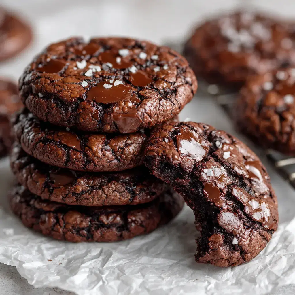 Gluten-Free Chocolate Cookies: Thick, Fudgy, and Crackly