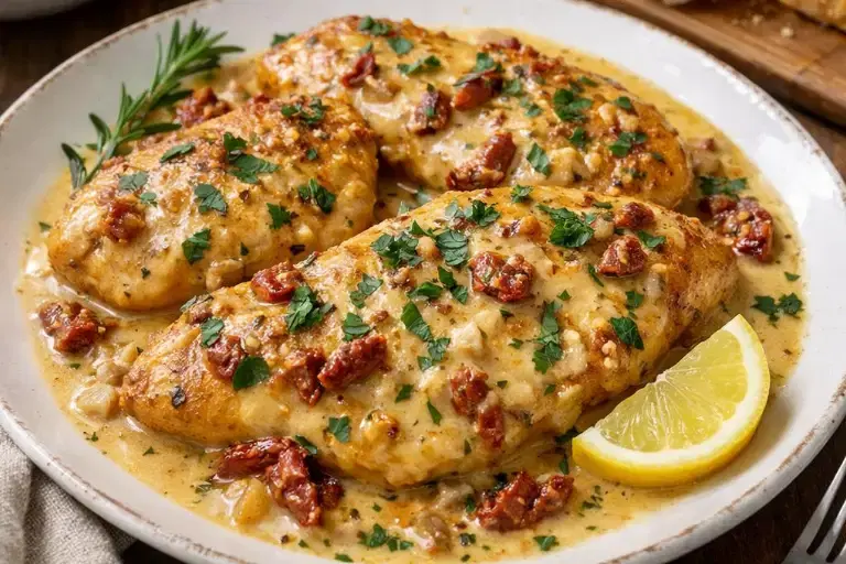 Creamy Garlic Marry Me Chicken: Tender Chicken in Velvety Garlic Parmesan Sauce