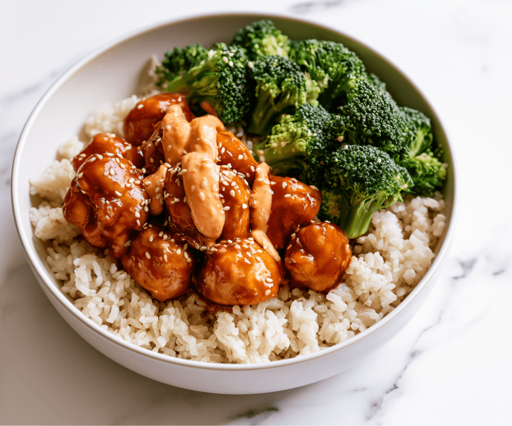 Sticky Chicken Rice Bowls: A Quick Sweet-Savory Weeknight Meal