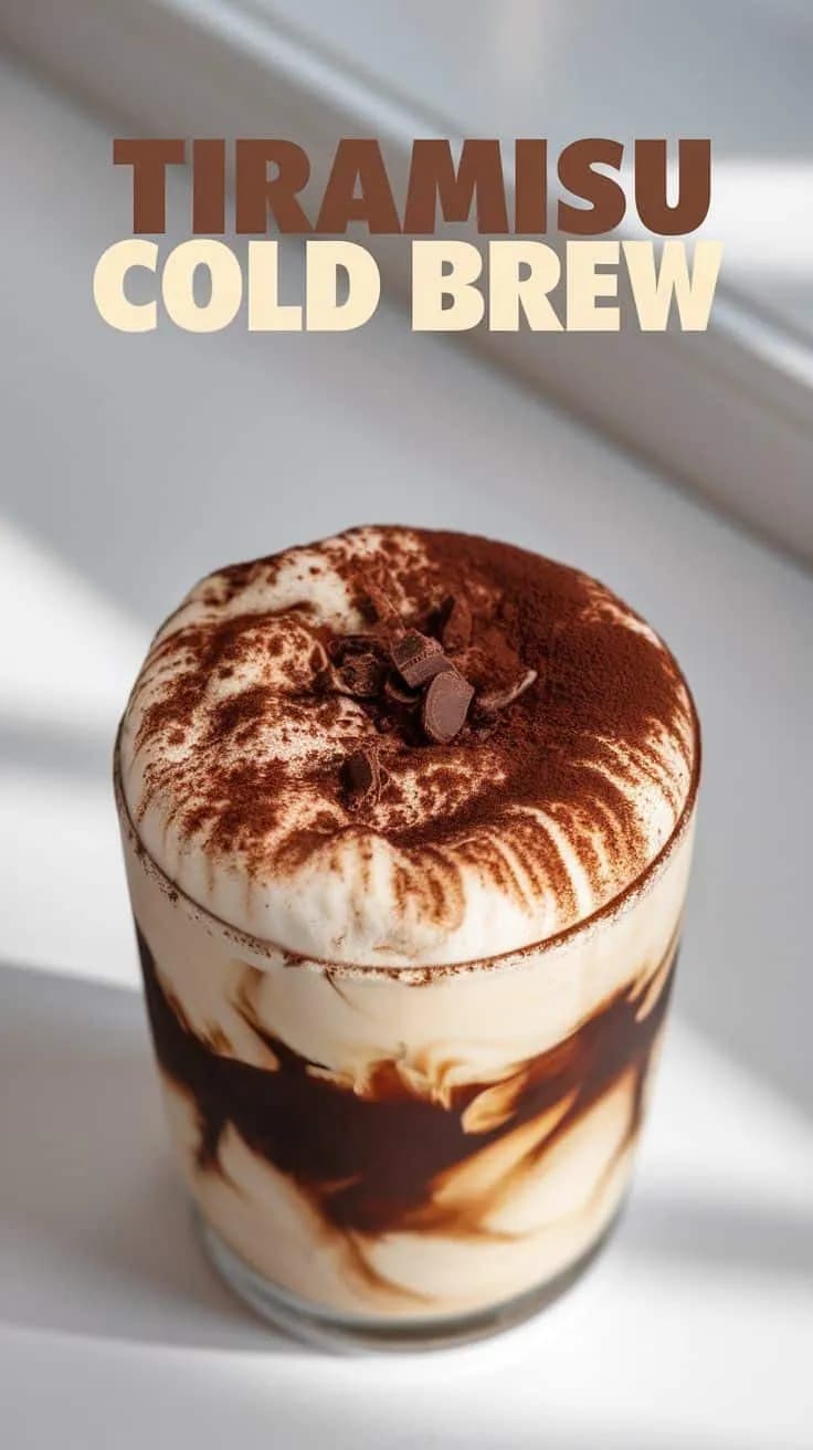 Tiramisu Cold Brew: Creamy Coffee Dessert in a Glass