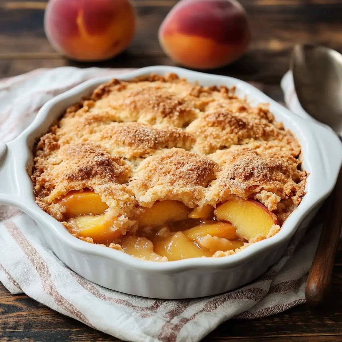 Joanna Gaines Peach Cobbler: Comforting Dessert with Buttery Crust