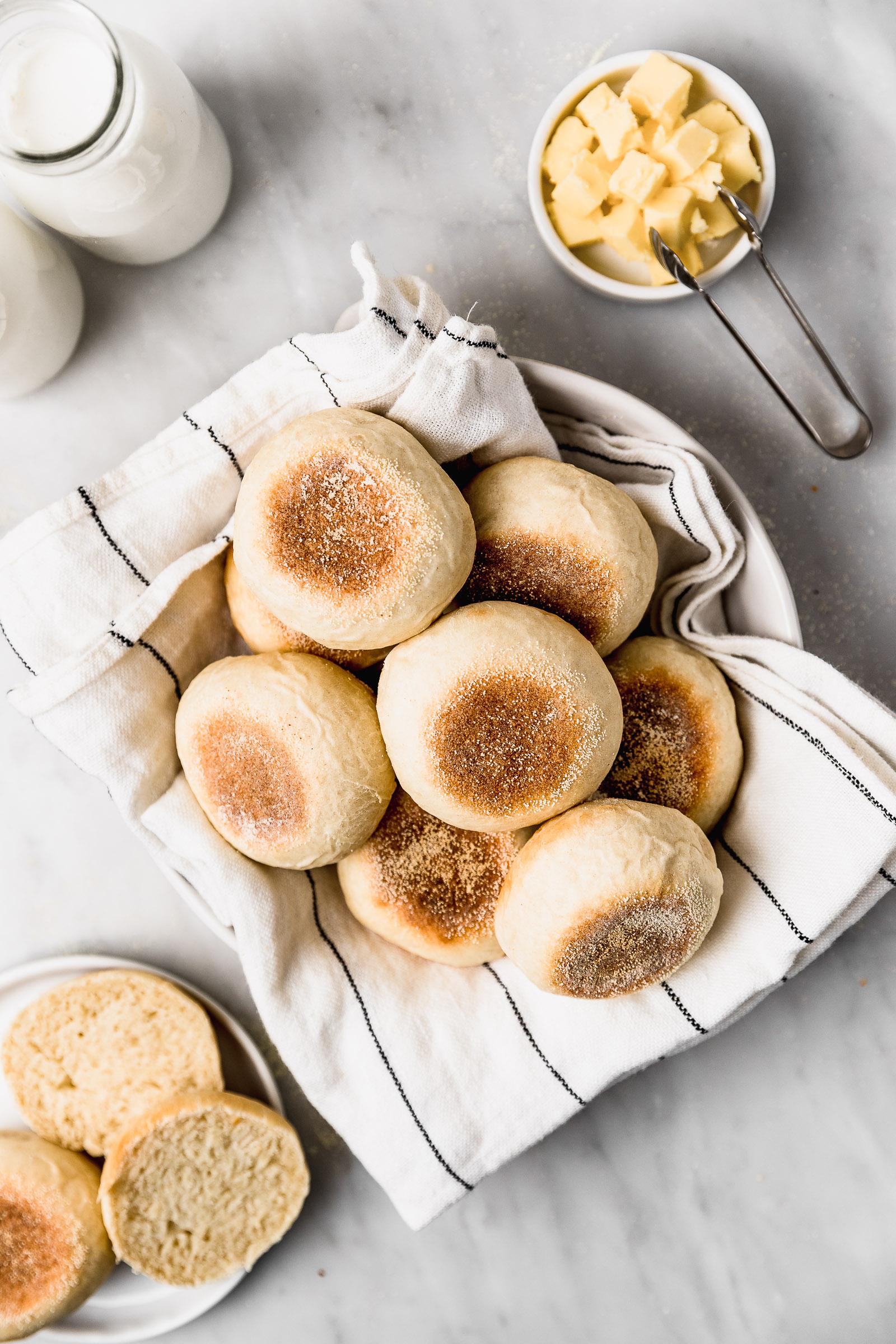 Fluffy English Muffins