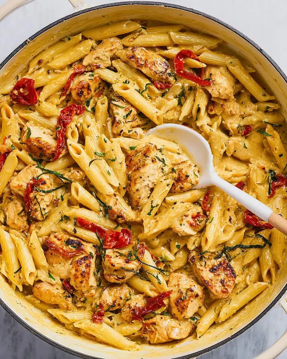 Marry Me Chicken Pasta: Creamy Sun-Dried Tomato and Parmesan Delight